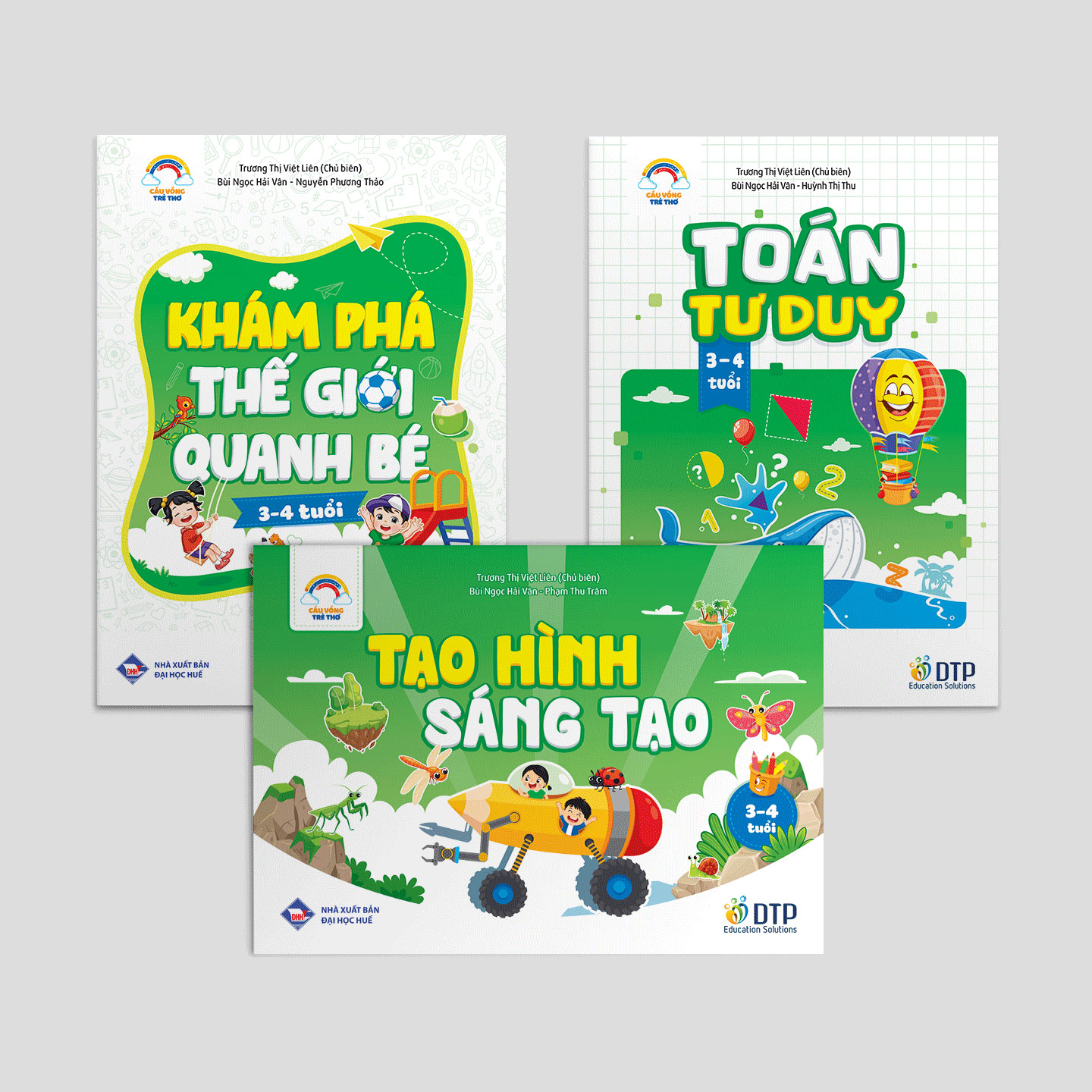 Cầu Vồng Trẻ Thơ - Bộ Sách Dành Cho 3 - 4 Tuổi 3 Quyển