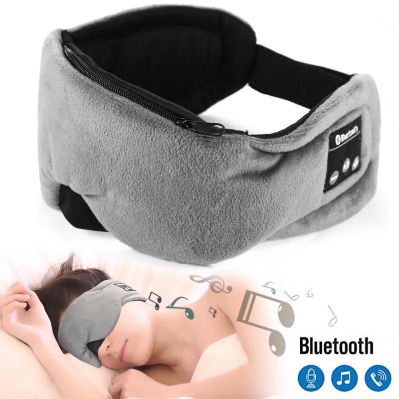 Có Thể Giặt Được Ngủ Tai Nghe Mặt Nạ Mắt Không Dây Bluetooth Tai Nghe 5.0 Giấc Ngủ Mềm Mặt Nạ Mắt Tay Nghe Tai Nghe Nhét Tai Có Mic