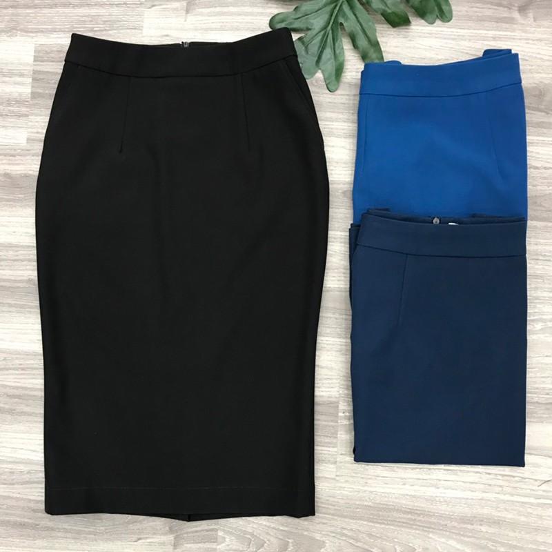 Chân váy nữ công sở Cúc Fashion CV001 bút chì túi đẹp