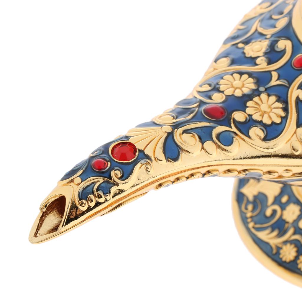 Aladdin Genie Light Lamp Jewelry Holder, Home Decoration, Gift Dark Blue