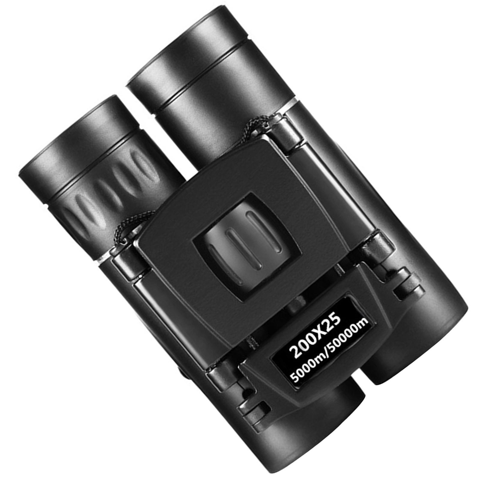 200x25 Binoculars 5000M/50000M Easy Focus Long Distance Binoculars for Adults Kids Bird Watching Sightseeing Theater Hiking Travel