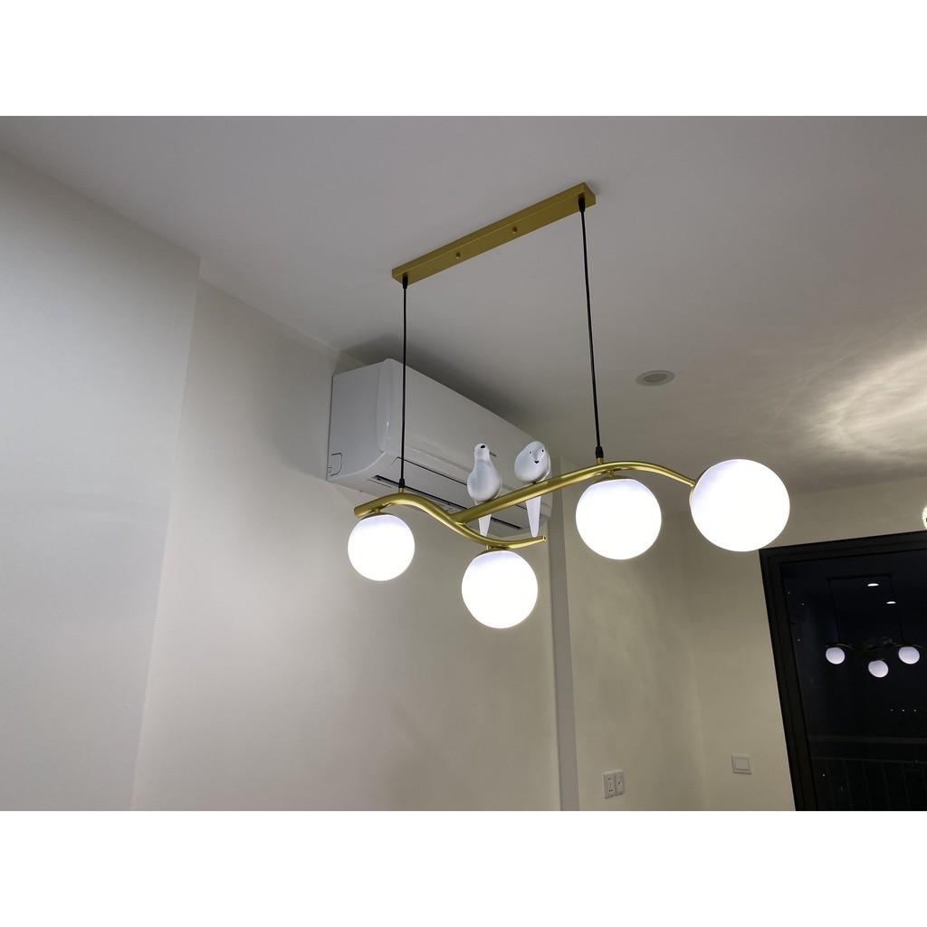 Đèn thả trần,đèn trang trí,đèn thả bàn ăn,đèn chim- Đèn chùm chim đôi, đèn chùm phòng khách, phòng ăn