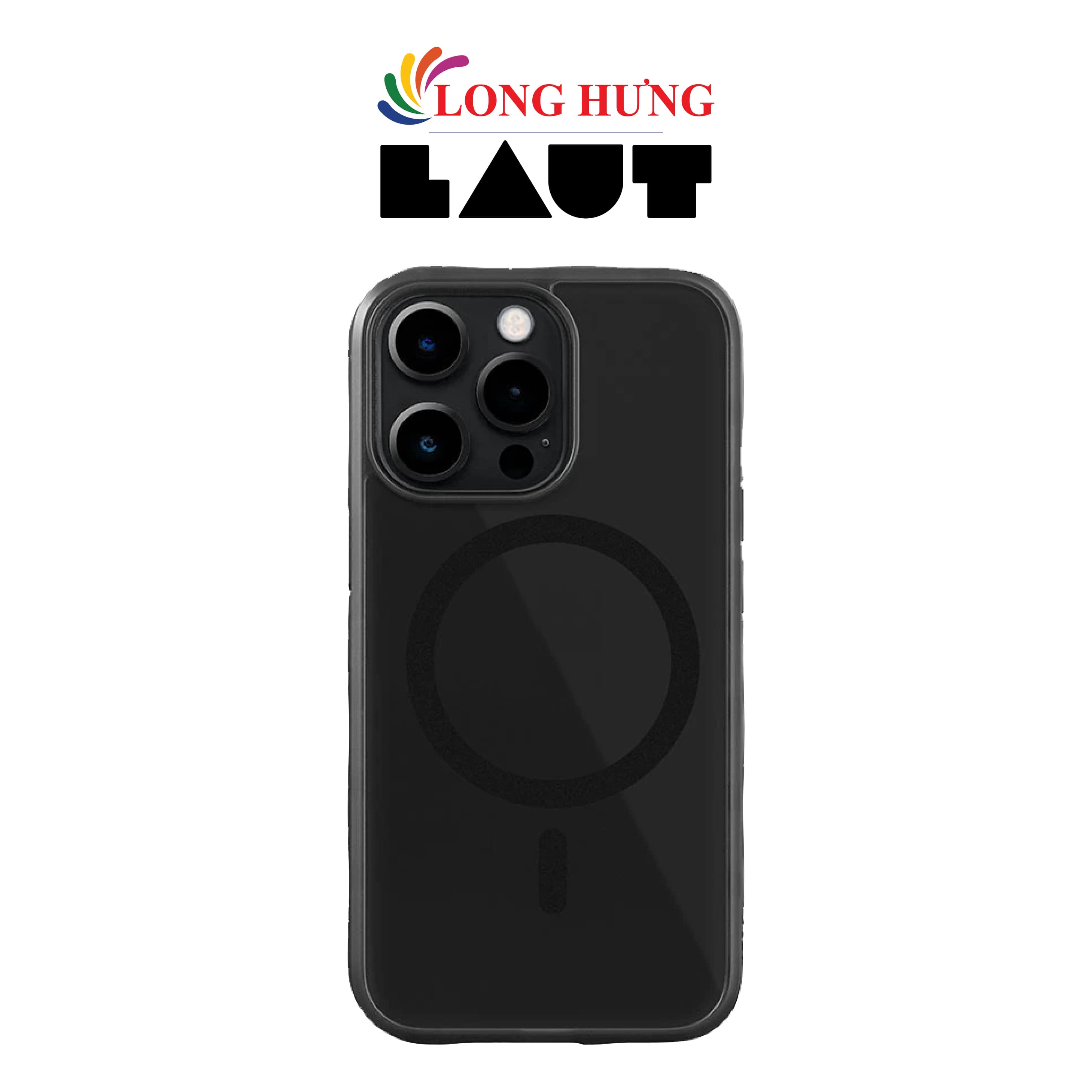 Ốp lưng chống sốc hỗ trợ sạc không dây Laut Crystal Matter dành cho iPhone 13/13 Pro/13 Pro Max - Hàng chính hãng