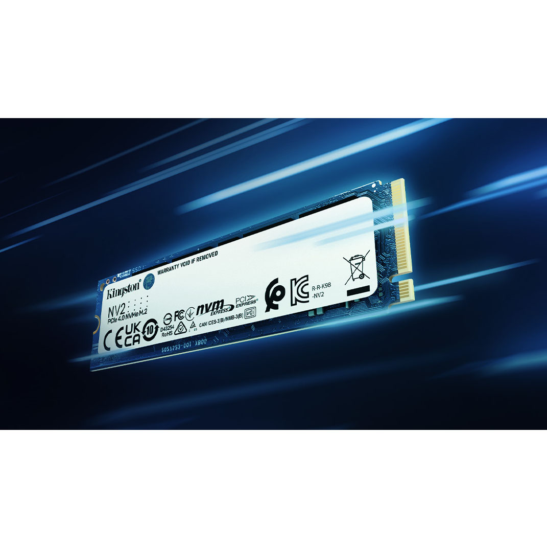 Ổ cứng gắn trong/ SSD Kingston NV2 500GB M.2 2280 PCIe Gen 4.0 NVMe (SNV2S/500G) - Hàng chính hãng