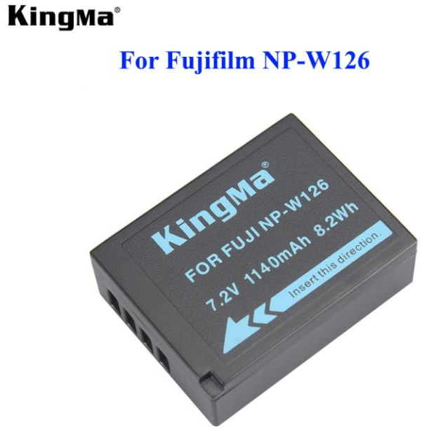 Pin sạc Kingma Ver 2 cho Fujifilm NP-W126, Hàng chính hãng