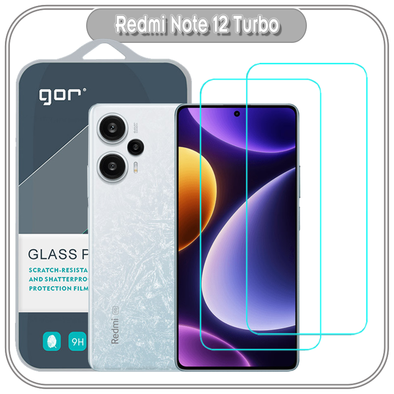 Bộ 2 cường lực Gor trong cho Redmi Note 12 Turbo - Hàng Nhập Khẩu