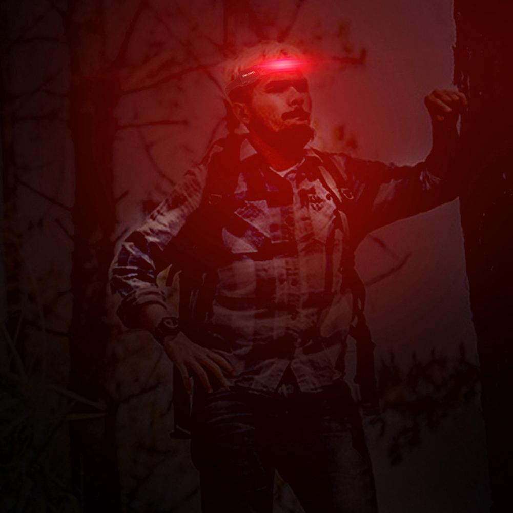 LED Headlamp Flashlight Rechargeable COB High Bright Headlight for Outdoor Camping Hiking Fishing Running