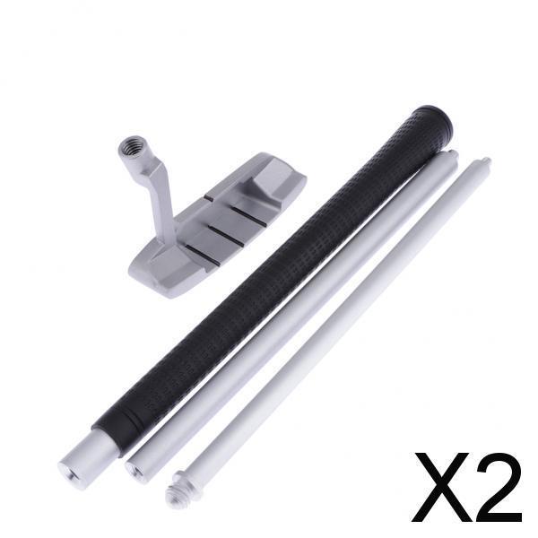 2xAluminum Alloy 3 Section Golf Putter Golf Putting Practice Tool Accessories