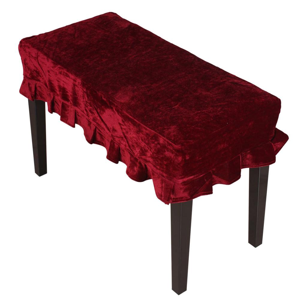 Vàng Chất Liệu Nhung Đỏ Phủ Đàn Piano Chống Bụi Phù Hợp Với Ghế Có Slipcovers