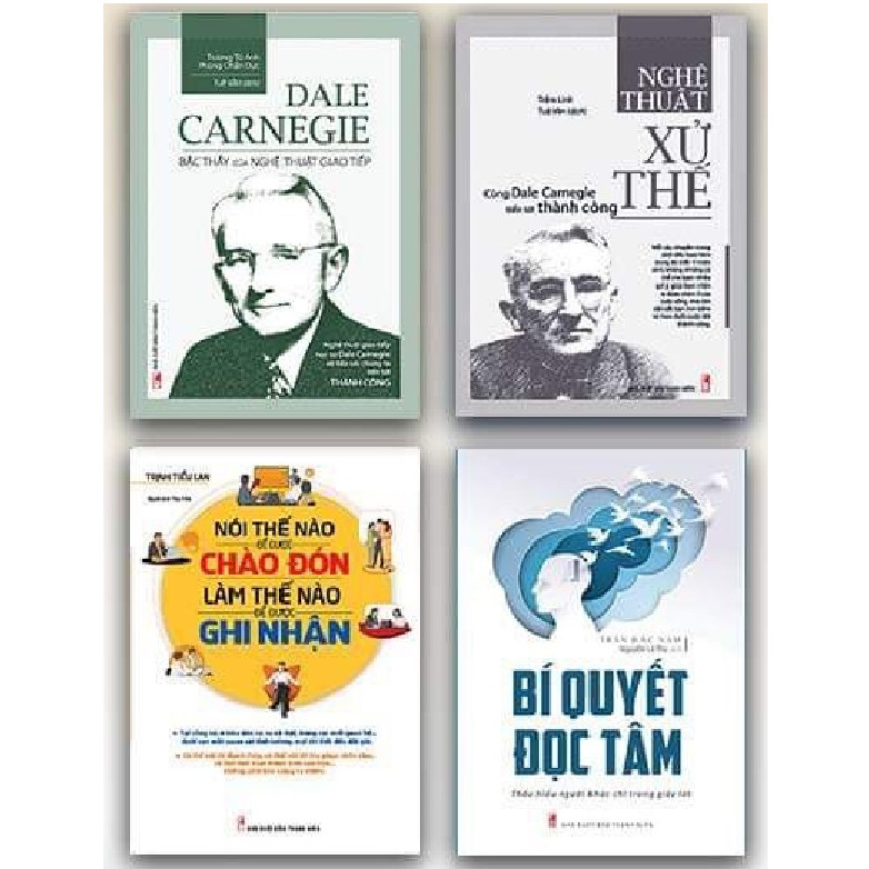 Combo Nghệ Thuật Xử Thế + Bậc Thầy Của Nghệ Thuật Giao Tiếp + Bí Quyết Đọc Tâm +Nói Thế Nào Để Được Chào Đón Làm Thế Nào Để Được Ghi Nhận