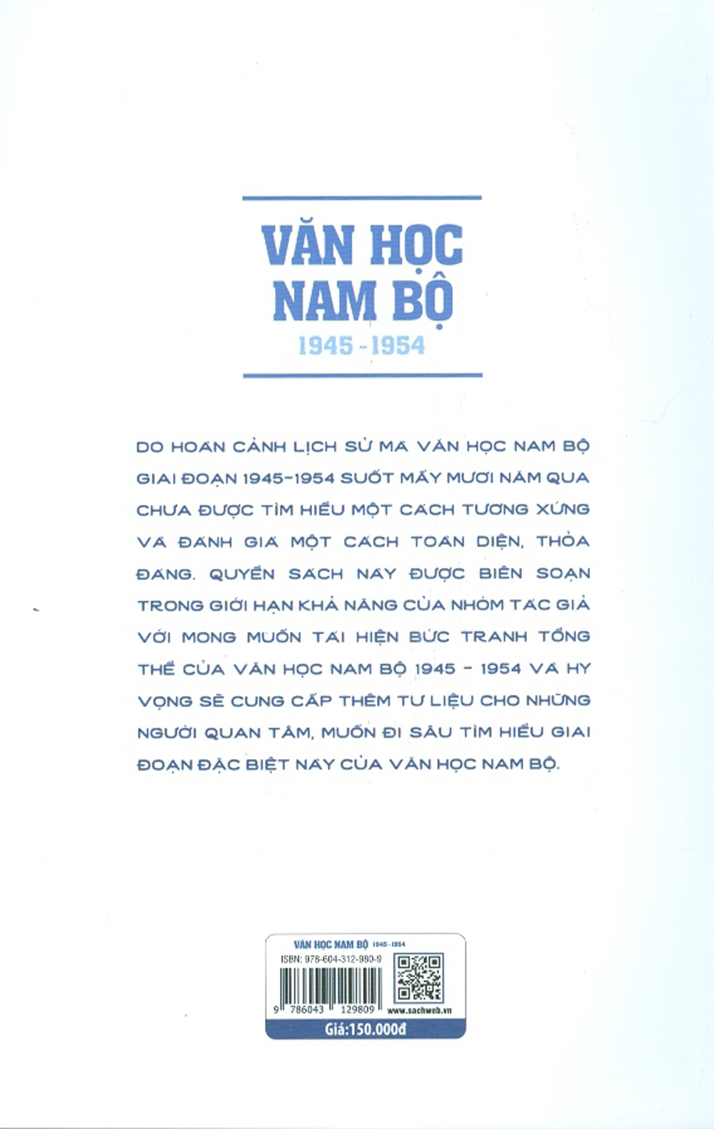 Văn Học Nam Bộ 1945 - 1954