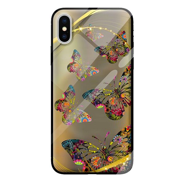 Ốp lưng kính cường lực cho iPhone X nền 201 - Hàng chính hãng