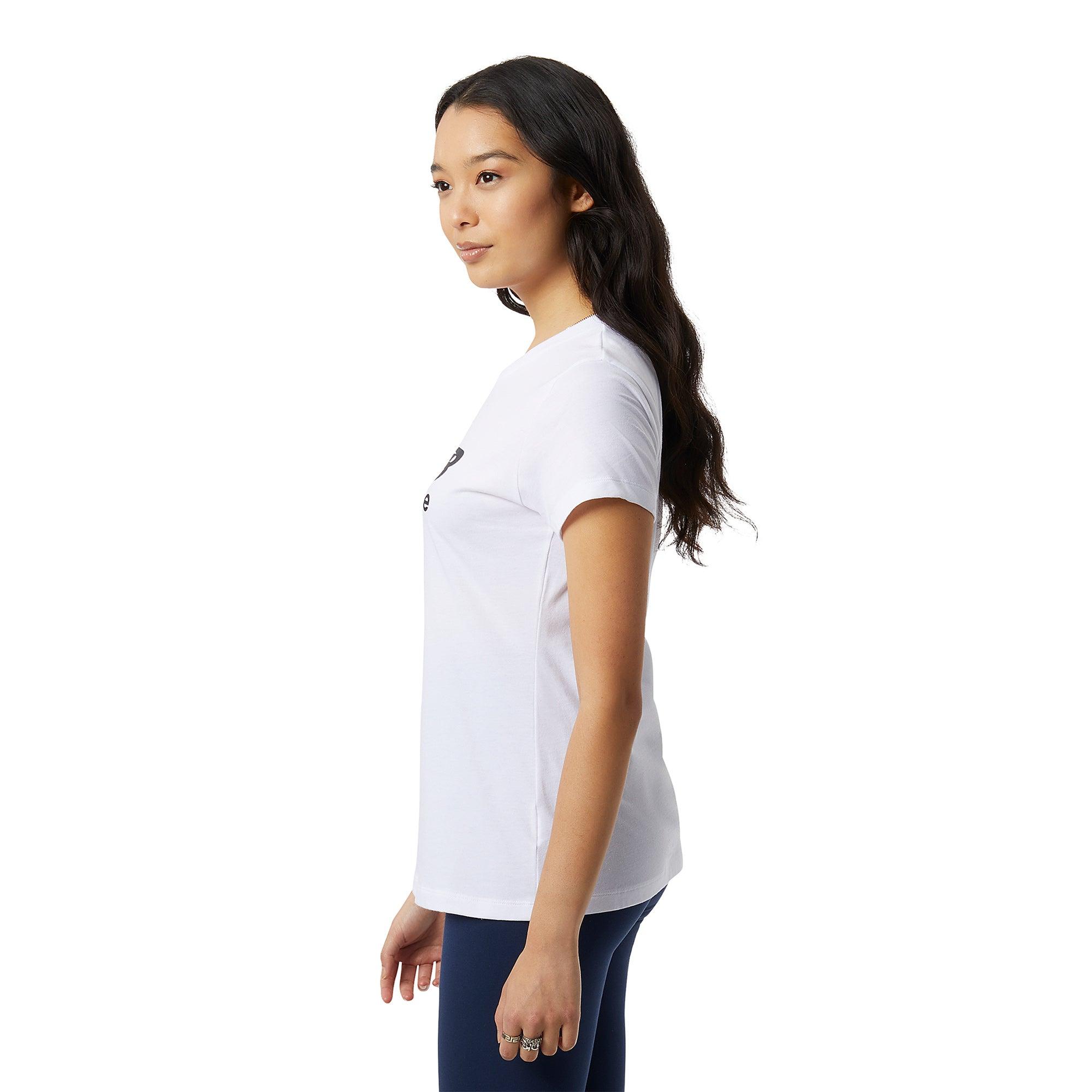 Áo thun thời trang nữ New Balance NB APP LIFESTYLE T-SHIRT W WHITE - WT23801WT (form quốc tế)