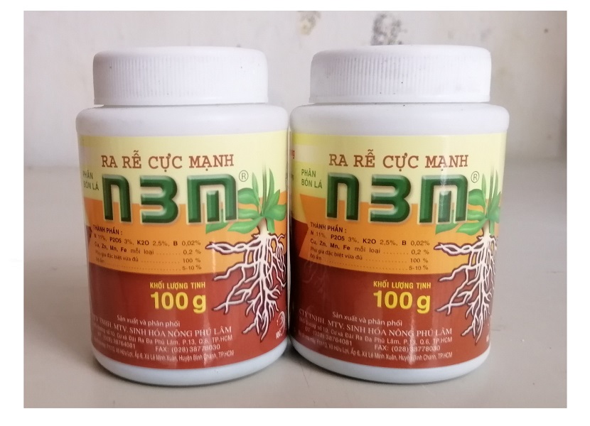 10 LỌ PHÂN BÓN N3M 100G RA RỄ CỰC MẠNH, TIẾP SỨC CÂY TRỒNG!