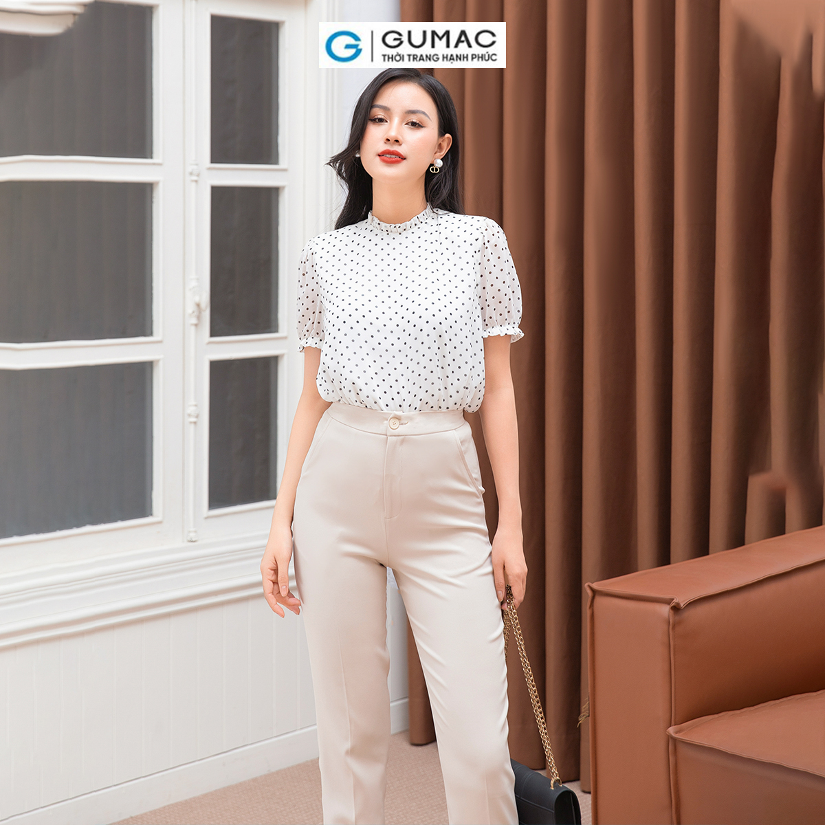 Quần tây cơ bản thời trang GUMAC QD10059