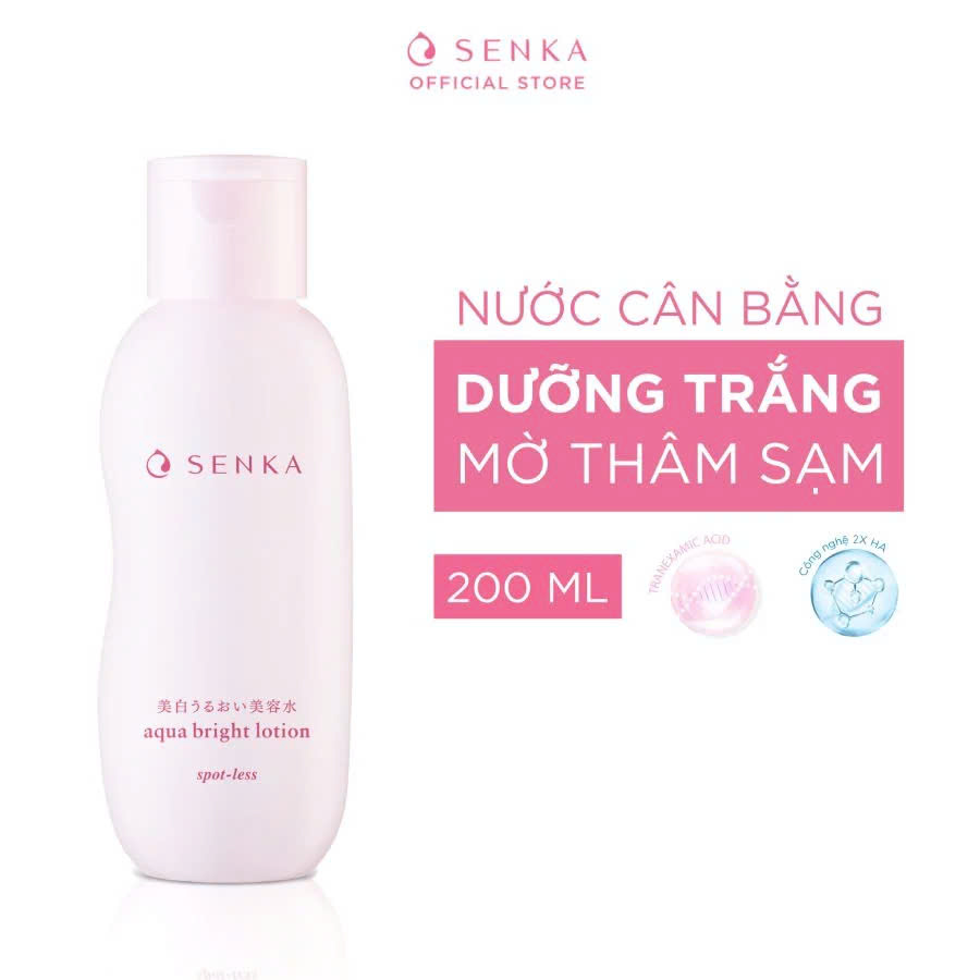 Nước Dưỡng Làm Mềm Và Trắng Da Senka Nhật 200ml