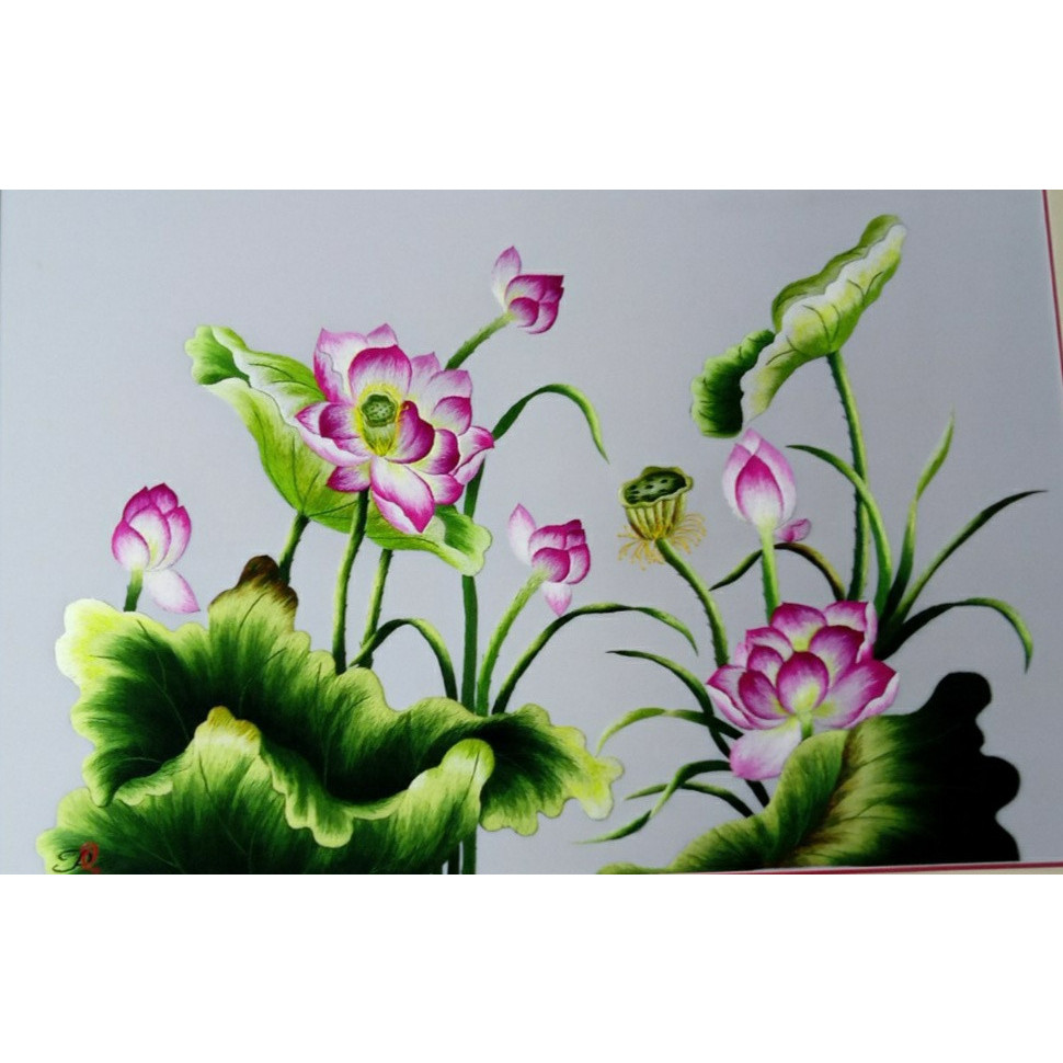Sen việt 024 - pq405 - 62x82cm