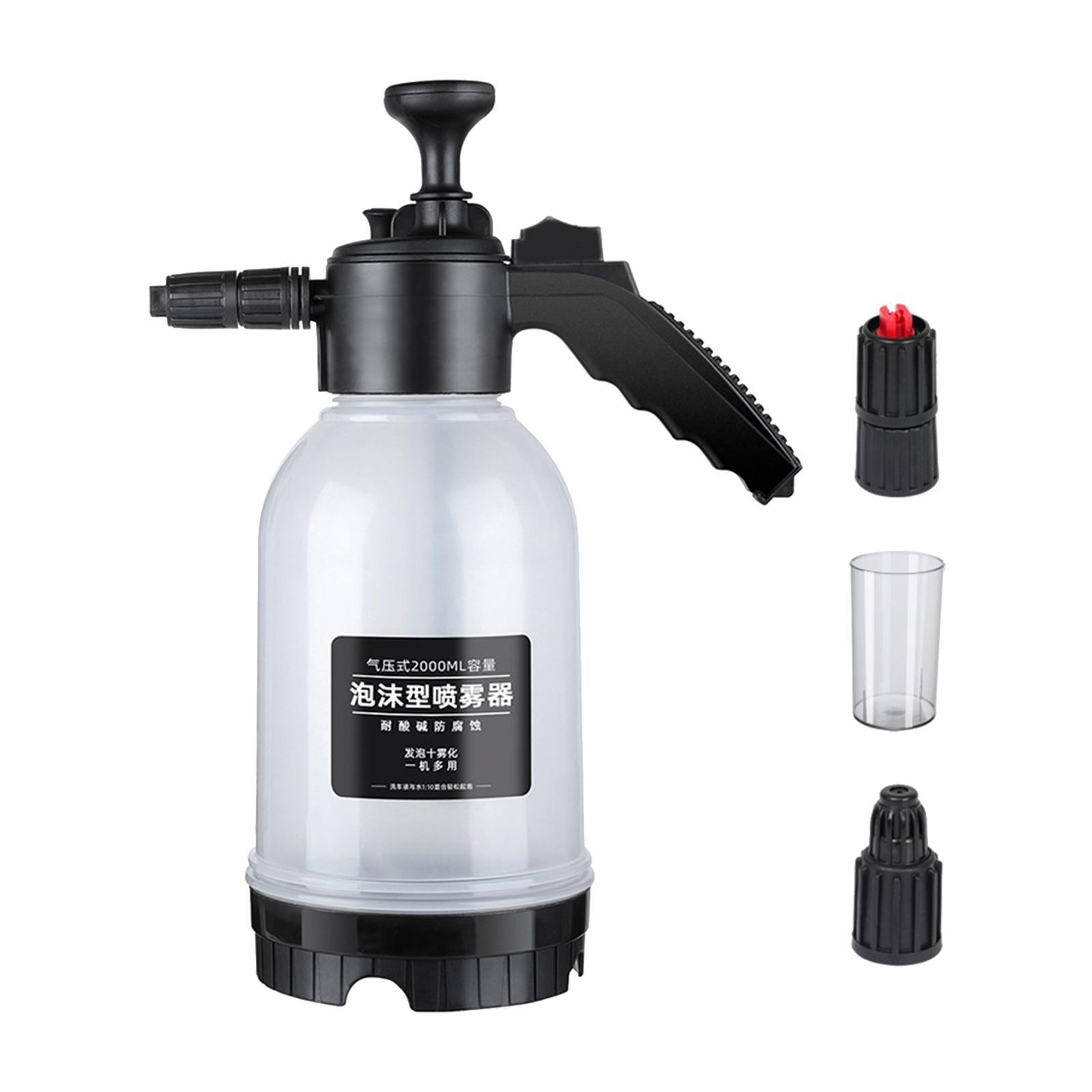 Car Hand Pump Pressure Foam Sprayer Hand Pressurized for Home Cleaning