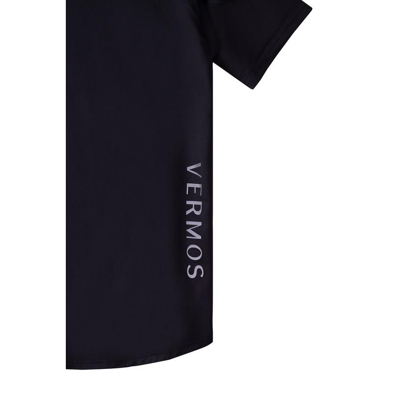 Áo Thun Thể Thao Nam,Áo Tập Gym Nam VERMOS V2 Đen
