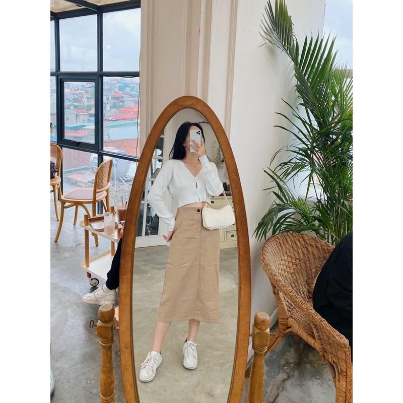 Chân váy thô dài chun lưng