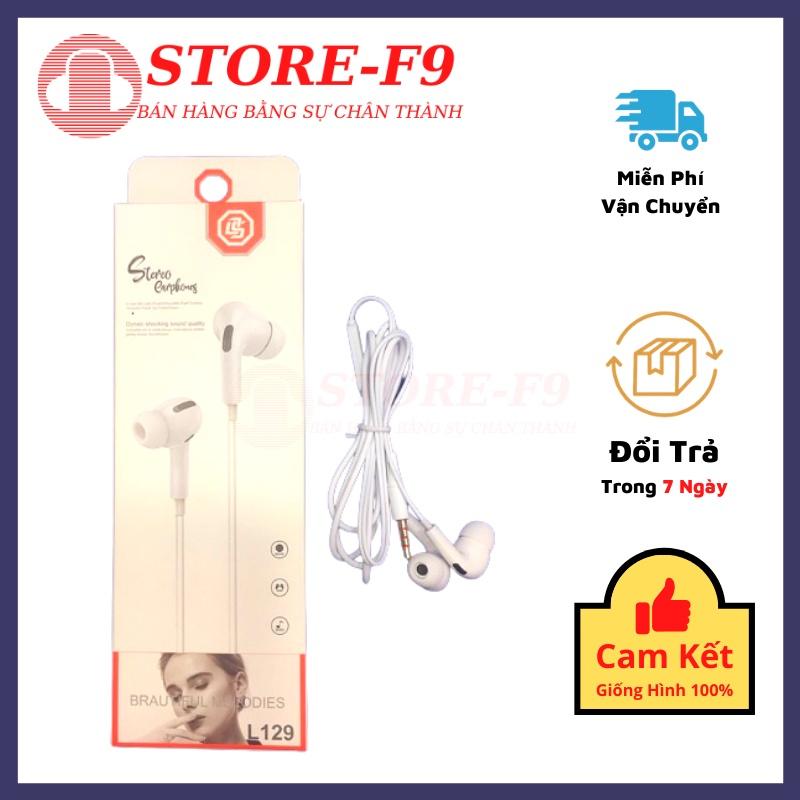 Tai Nghe Nhét Tai Có Dây In Ear Jack Đầu Cắm 3.5, Dây Dài Của Tai Nghe Có Dây 120cm, Mic Đàm Thoai