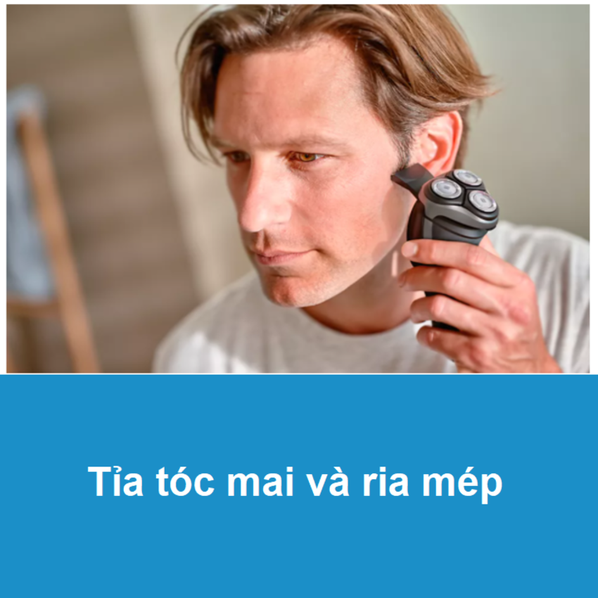 Máy cạo râu khô và ướt nhãn hiệu Philips Norelco S3560/11 Shaver 3000 Hoạt động với 4-hướng đầu Flex - HÀNG NHẬP KHẨU