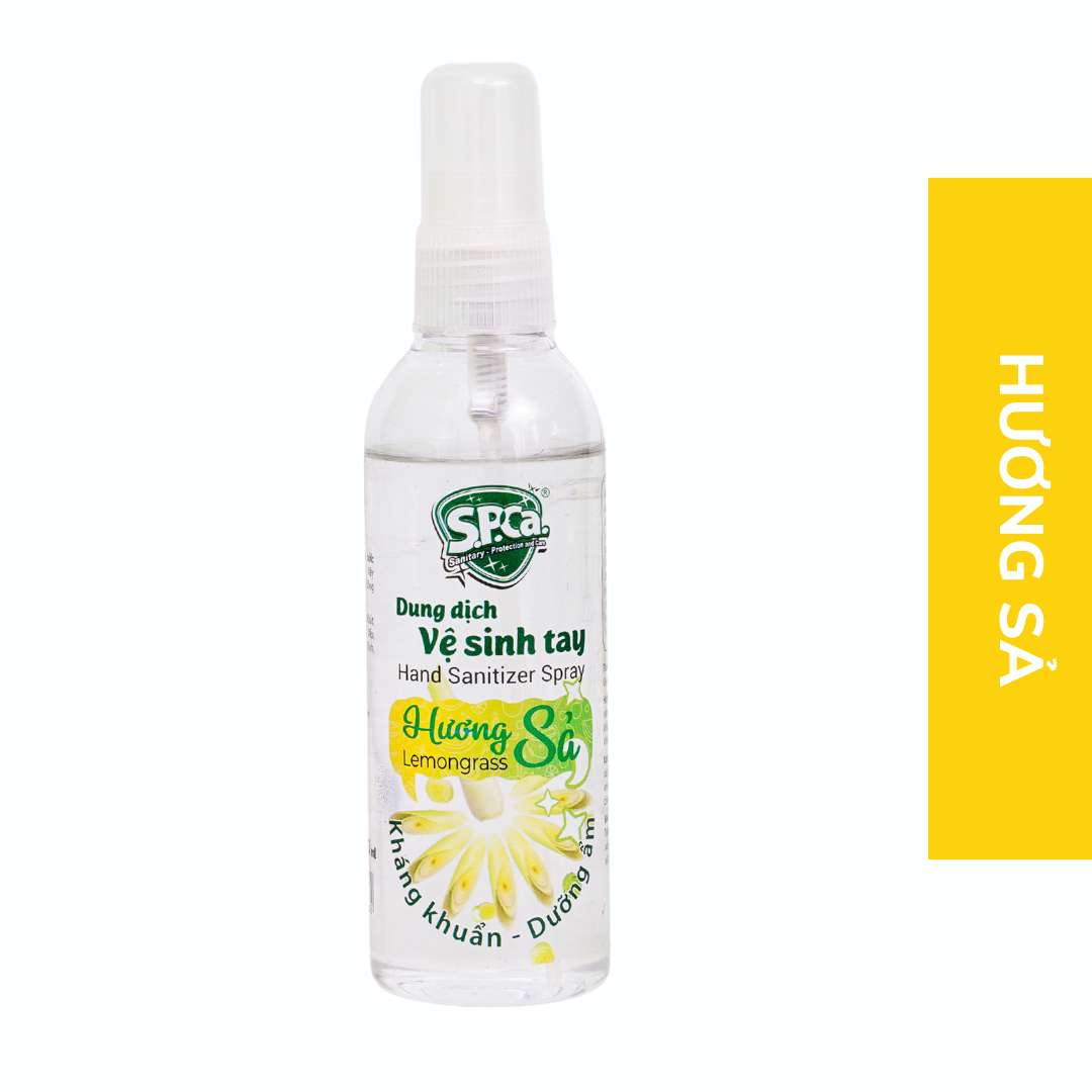 Dung dich vệ sinh tay S.P.Ca. 100ml Hương Sả