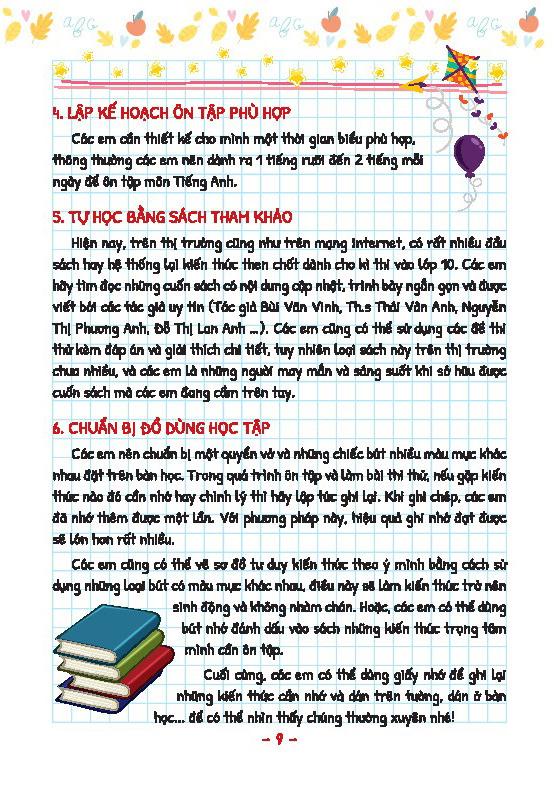 Take Note! - Kiến Thức Trọng Tâm Luyện Thi Môn Tiếng Anh Vào Lớp 10