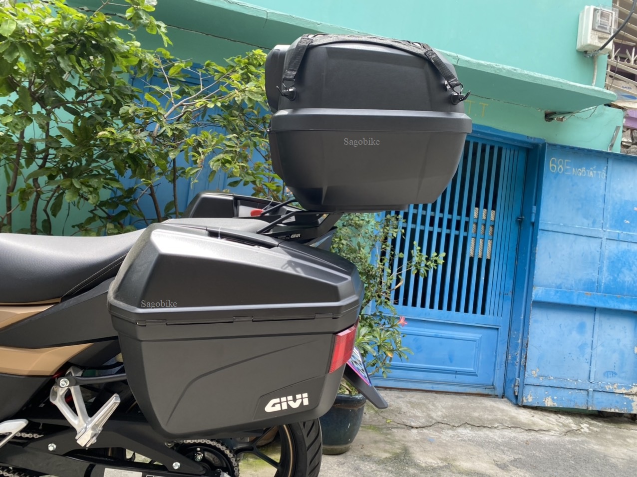 Thùng Givi E43NTL_ADV, hông E22N, baga hông SBLWinner150/X baga sau lắp cho Winner X 2022