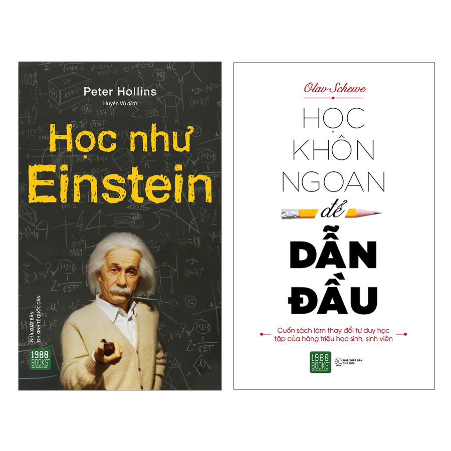 Combo Học Khôn Ngoan Để Dẫn Đầu + Học Như Einstein (Tặng Kèm 9 Kỹ Năng Làm Việc Quan Trọng Hơn Bằng Cấp)