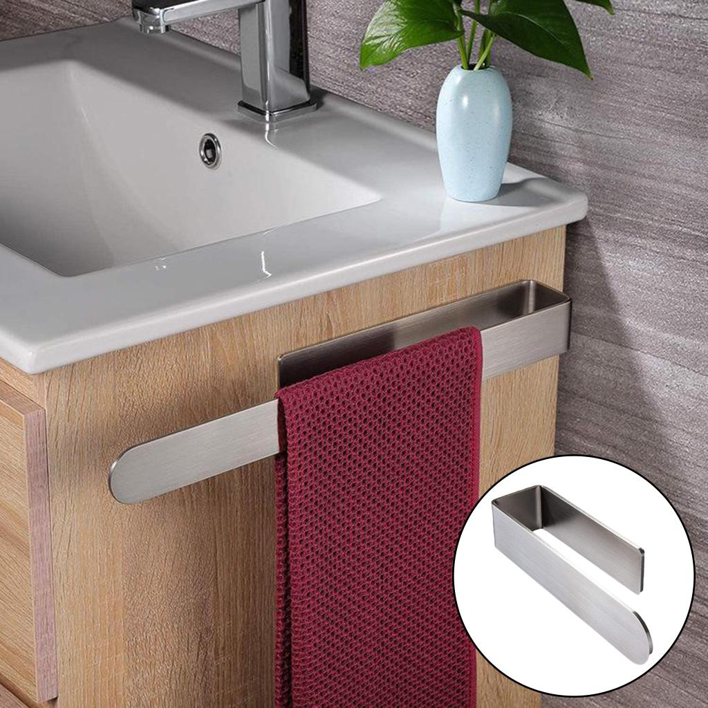 Sticky Towel Hanger Towel Self Adhesive Wall Mounted Bathroom Organizer