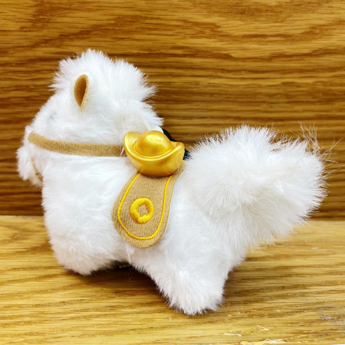 Móc Treo Thú Bông Ngựa - Mã Đáo Thành Công - Tết Bính Ngọ 2026 - XM01 - Màu Trắng