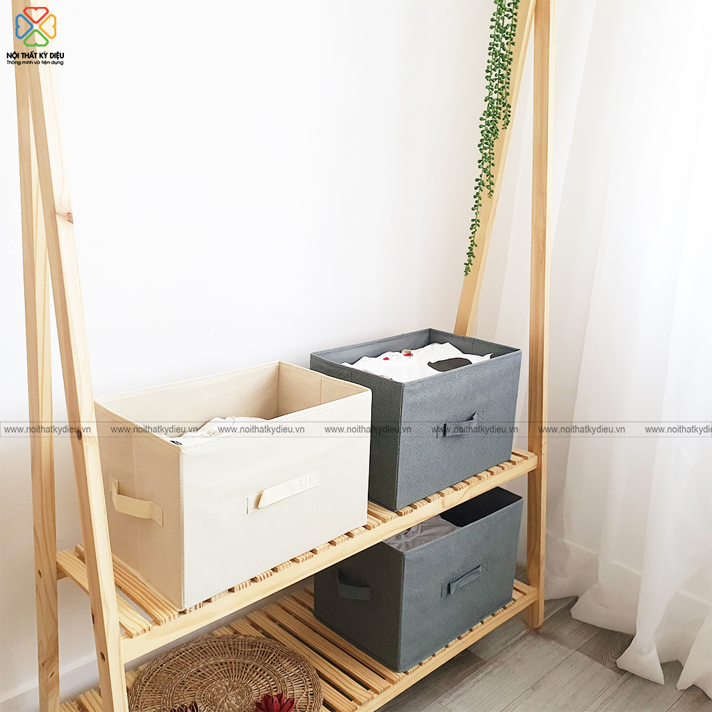 HỘP VẢI ĐỰNG QUÂN ÁO KHÔNG NẮP