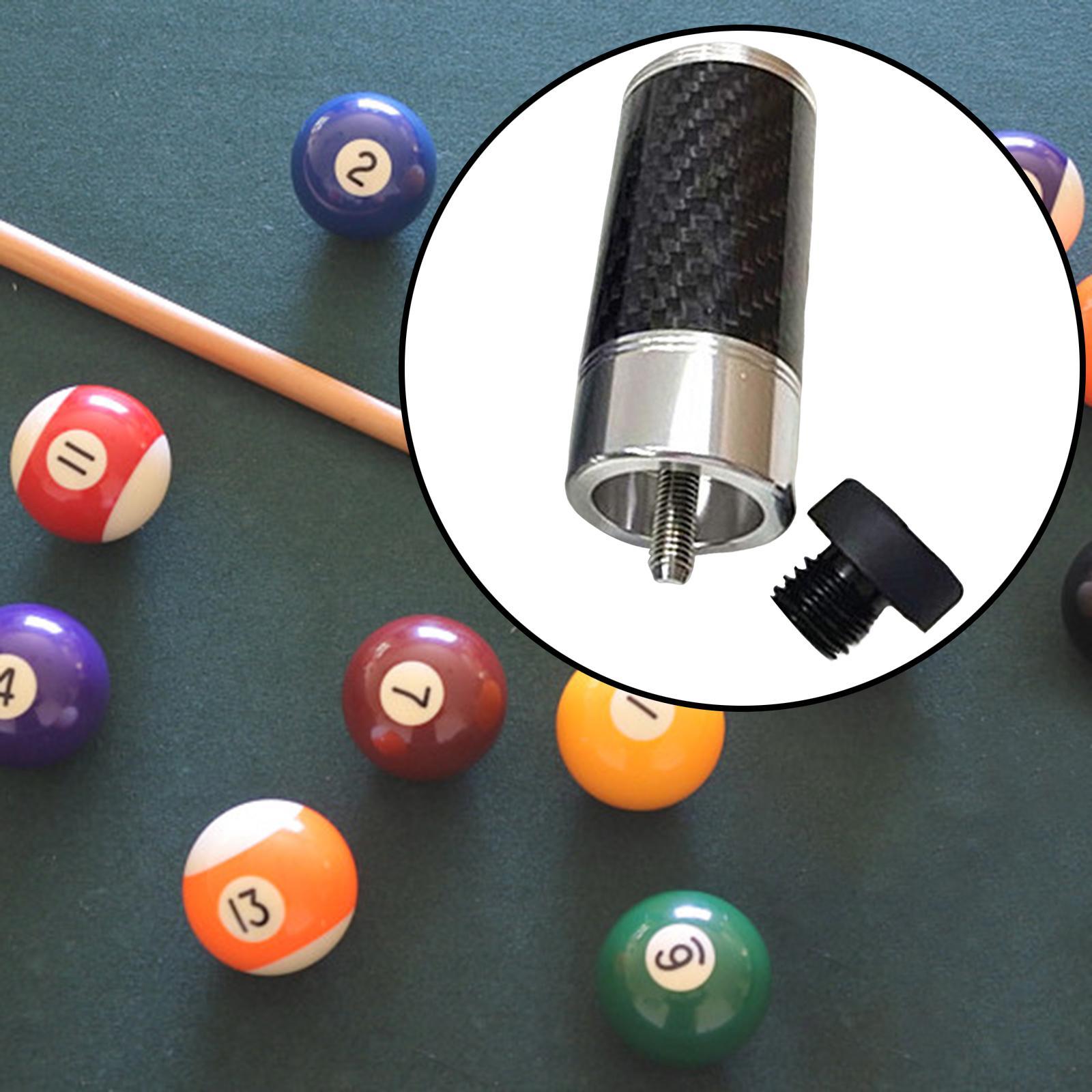 Billiards Pool Cue Extension Snooker Cue Cue Extended Dia 1.3in Cue End Extended Adapter with Back Cap for Trainer Lovers Beginners Enthusiast
