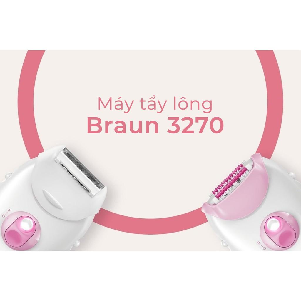 Máy tẩy, nhổ lông Braun 3270 - SX Đức - Hàng chính hãng