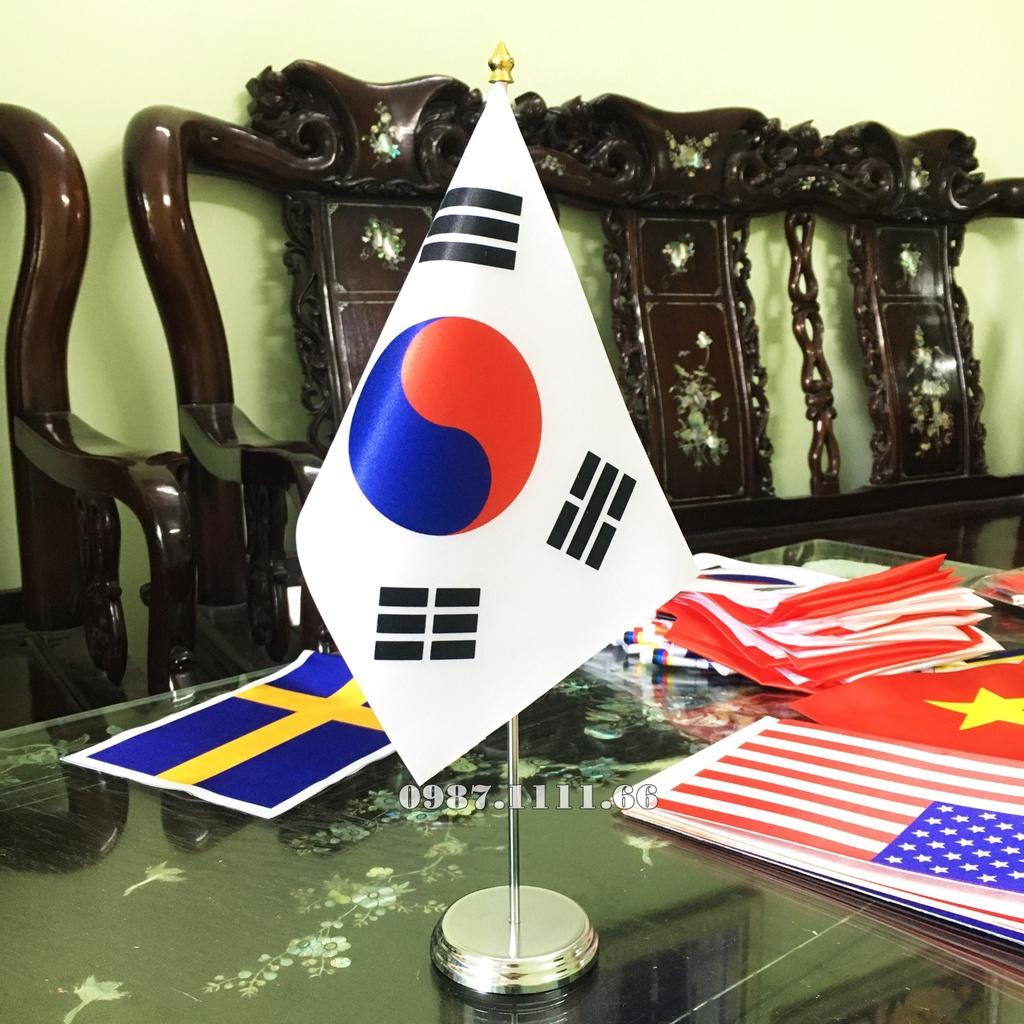 Cờ Để Bàn Đế Thép Cờ Hàn Quốc