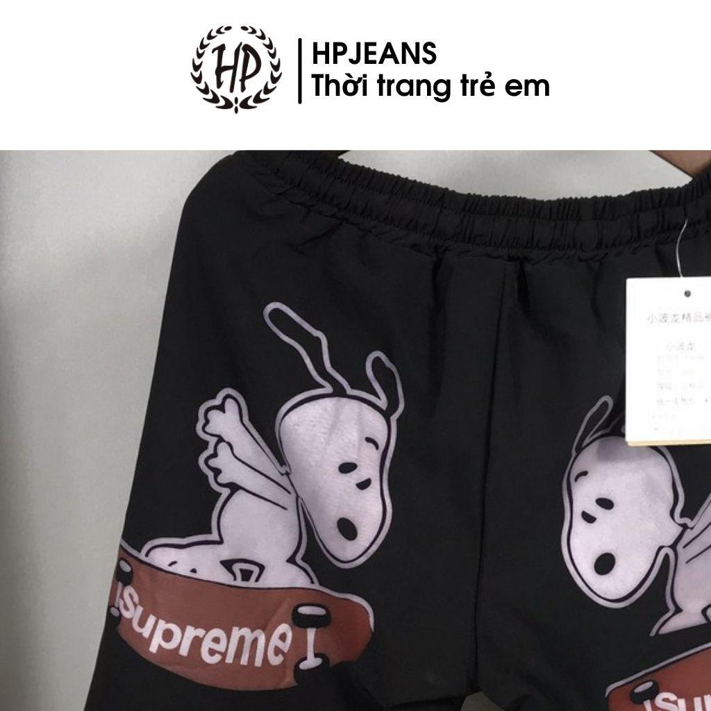 Quần Đùi Bé Trai HPJEANSQD0441 HẬU BÙI quần lửng cho bé trai HP Jeans chất liệu vải gió cao cấp cho trẻ từ 6 đến 10 tuổi