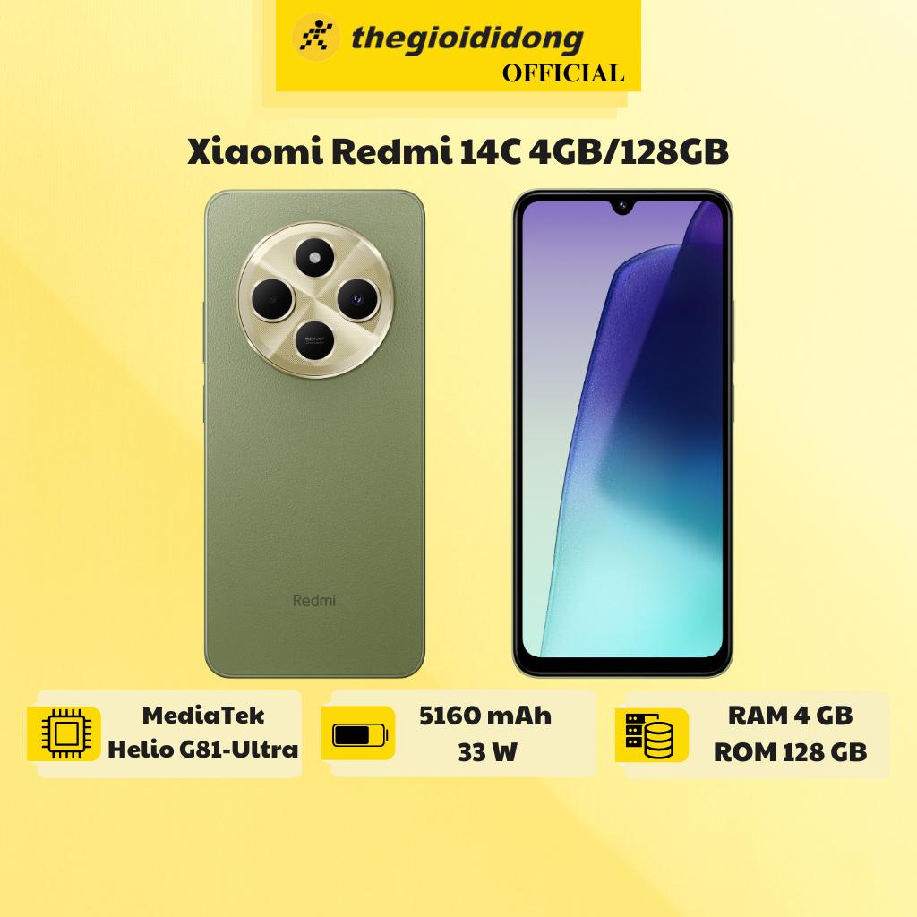 Điện thoại Xiaomi Redmi 14C 4GB/128GB - Hàng Chính Hãng