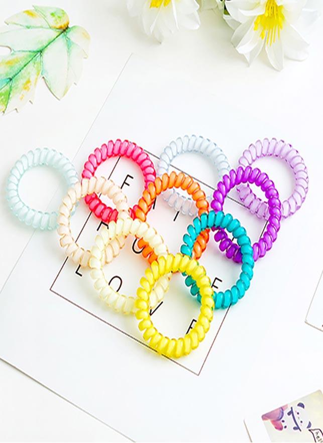 Hộp 10 dây cột tóc lò xo siêu tiện lợi COT99