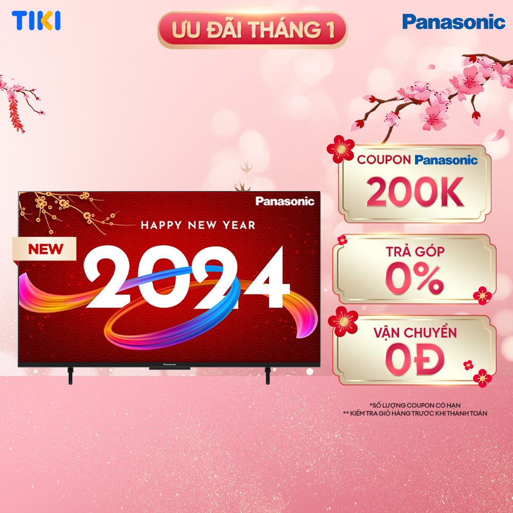 Smart TV Panasonic 4K 43 inches TH-43LX800V - Tấm nền siêu sáng - Bảo Hành Chính Hãng 24 Tháng