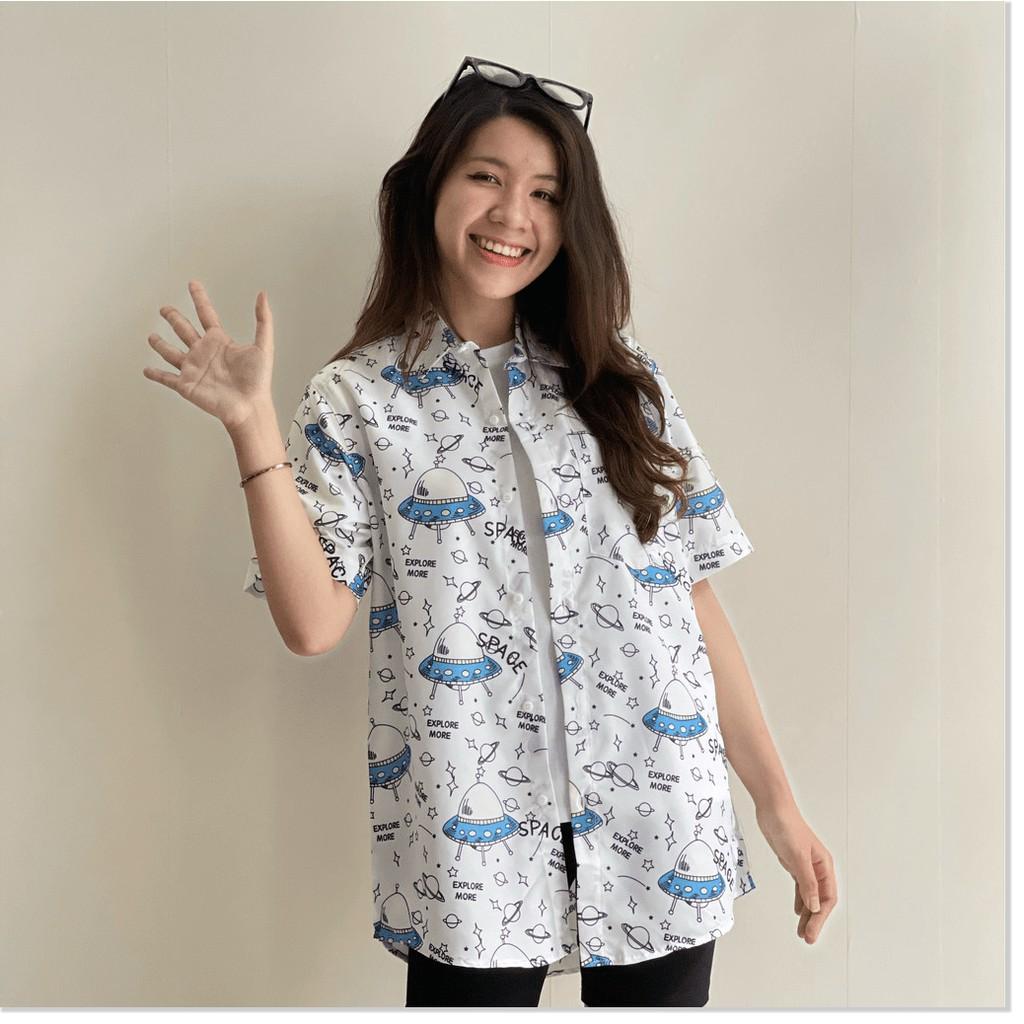 ÁO SƠ MI TRẮNG HOẠ TIẾT SIÊU ĐẸP