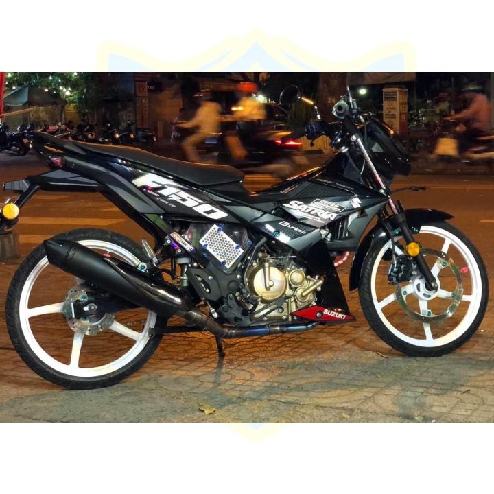 Tem rời dành cho satria fi xám đen