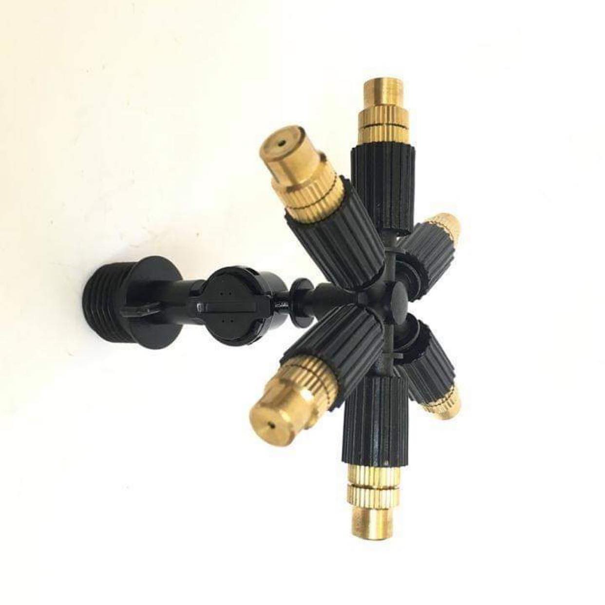 BỘ 5 BEC PHUN SƯƠNG 6 HƯỚNG DỒNG KÈM VAN RÒ RỈ CHUYỂN REN 21MM