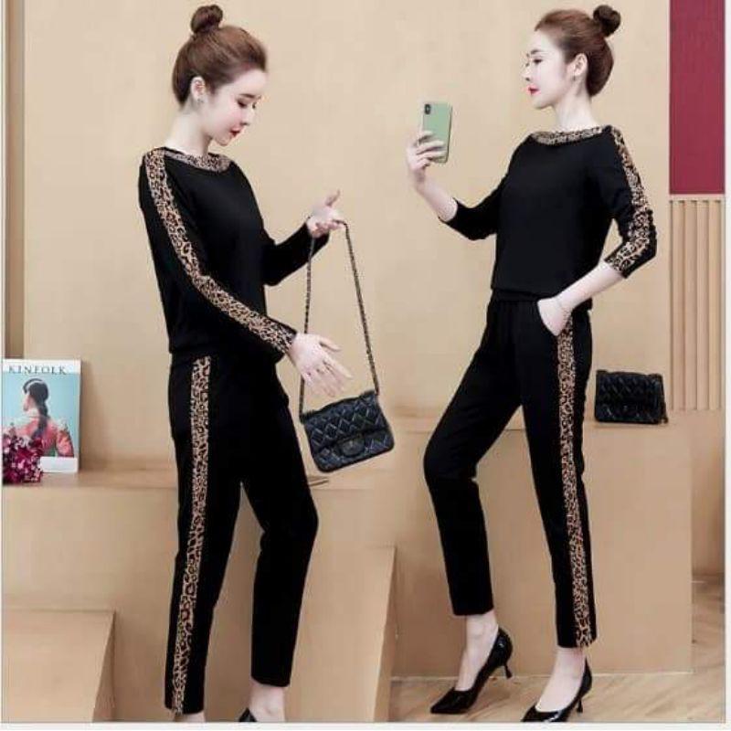 SÉT BỘ THỂ THAO PHỐI HỌA TIẾT BEO