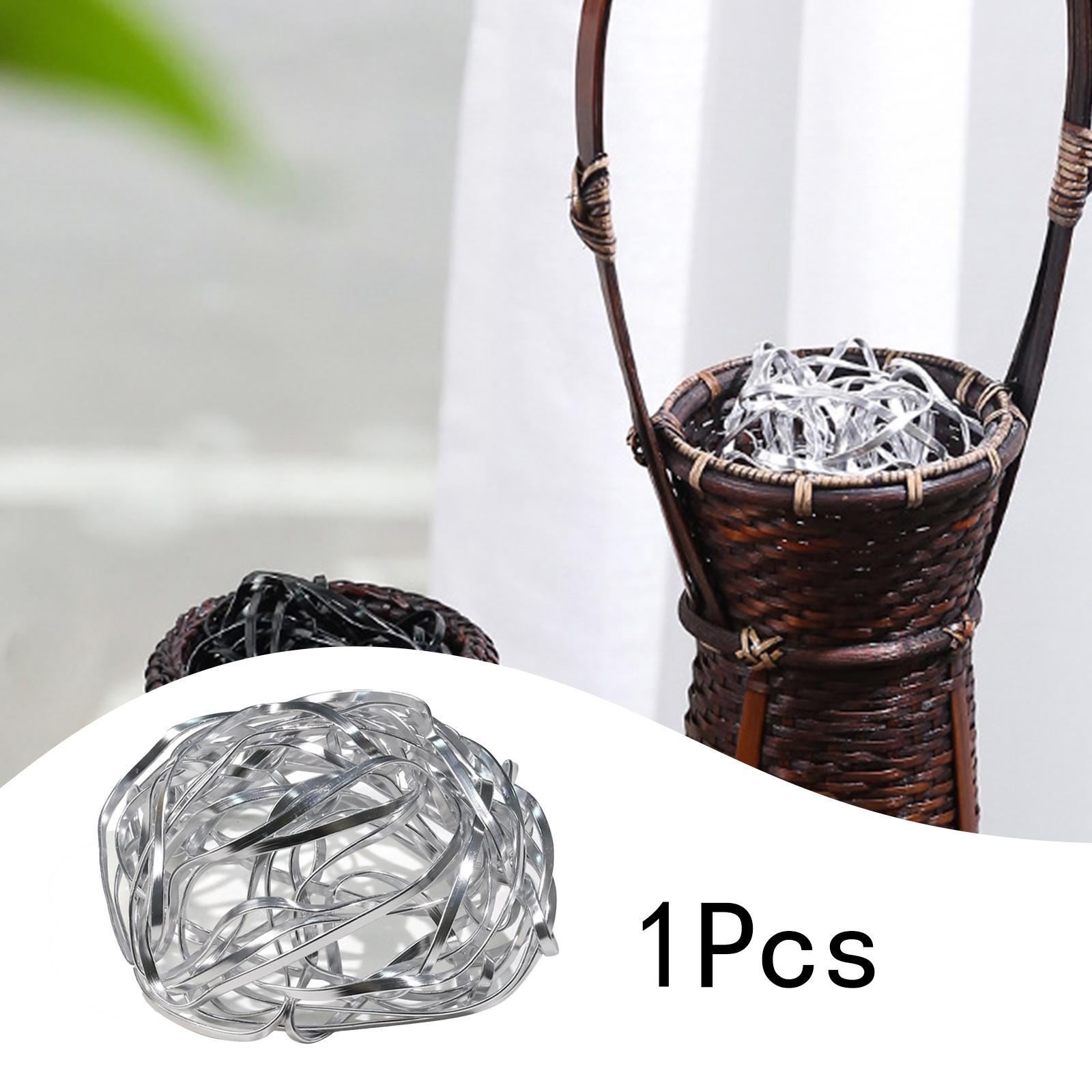 Twistable Floral Frog Flower Arranger Ikebana 16ft Holder Bendable for Vase Mouth Tabletop Flower Pin Frog Flower Frog