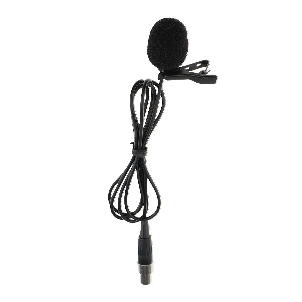 JY-515 Multi-function Lavalier Lapel Tie Clip-on Vacuum Tube Mini Microphone 3.5mm/3Pin/4Pin XLR Connector