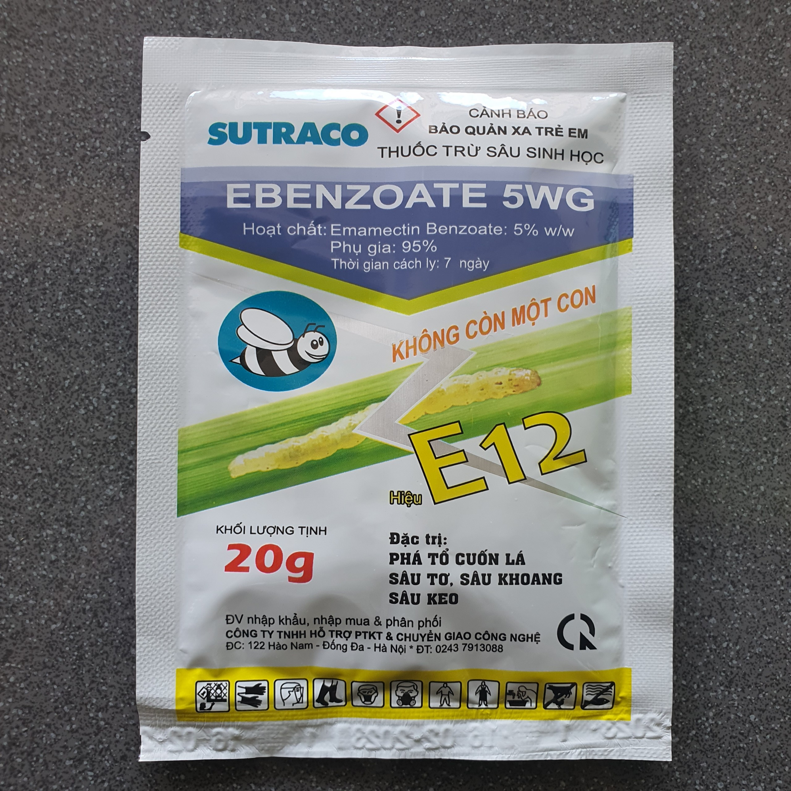 Thuốc Trừ Sâu Sinh Học E12 20gr