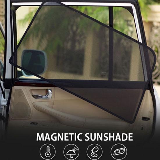 Rèm che nắng nam châm cho xe Toyota Wigo, bộ 4 tấm cho 4 cửa, hàng loại 1 cao cấp nhất, vừa khít kính