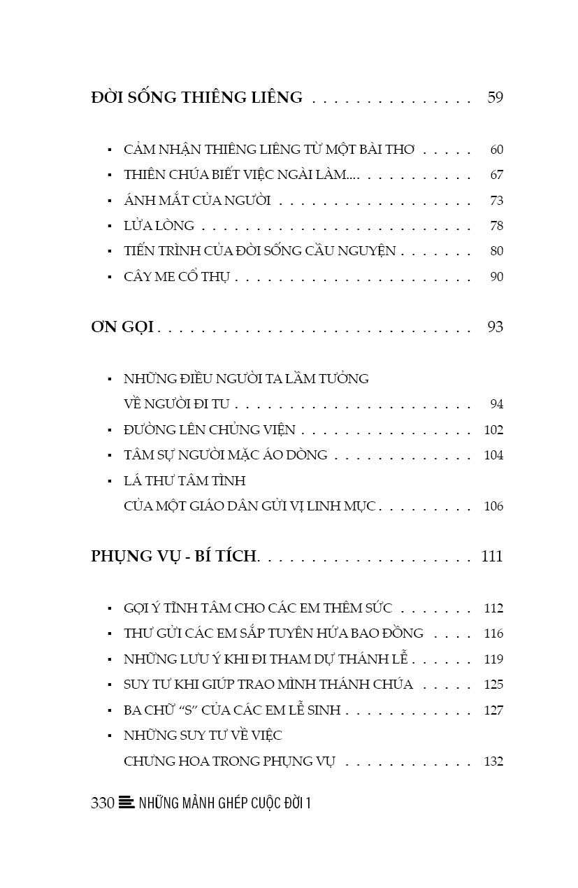 NHỮNG MẢNH GHÉP CUỘC ĐỜI - Tập 1