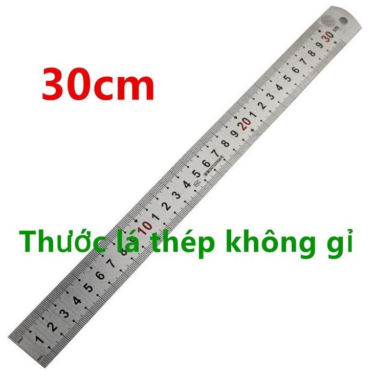 Thước Kẻ Sắt 15cm, 20cm, 30cm, 50cm (Thước Lá)